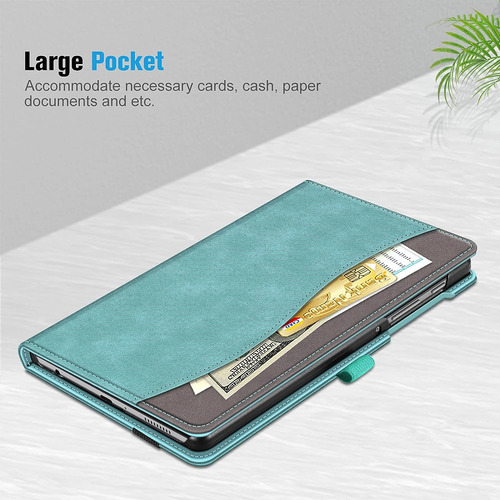 Funda Con Tapa Soporte Azul Para Samsung Galaxy Tab A7 Lite