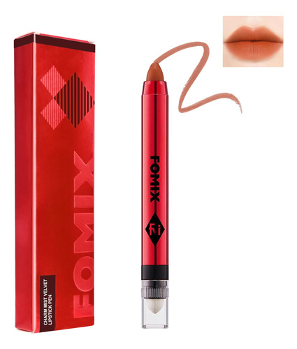 Crayon - Lapiz Labial Mate De Terciopelo Con Pincel, Lapiz L