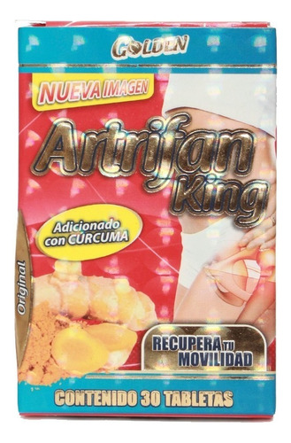 Artrifan Golden Curcuma 30 Tabletas Dolor Articulaciones Sabor Sin Sabor