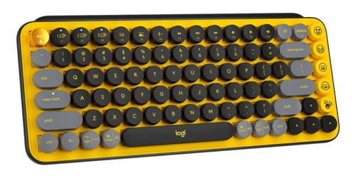 Imagen 2 de 6 de Teclado Mecanico Español Inalambrico Logitech Pop Keys Blast