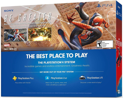 100% Nuevo Consola Ps4 Slim De 1 Tb - Paquete Spider-man