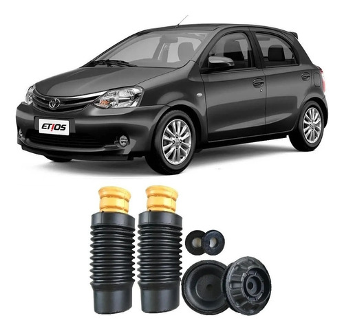 Par Kit Amortecedor Toyota Etios Hatch Dianteiro 012 At 2020