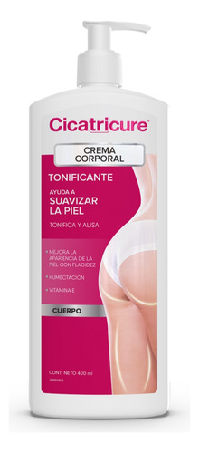 2 Crema Corporal Cicatricure Reafirmante 400ml, Original. Cicatricure