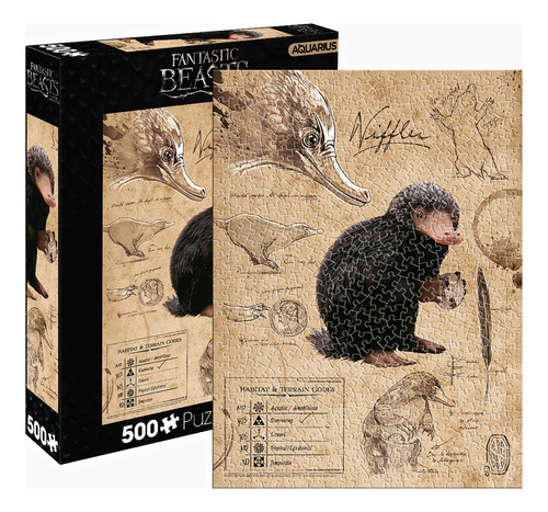 Rompecabezas Niffler 500 Pzs- Escarbato Animales Fantasticos