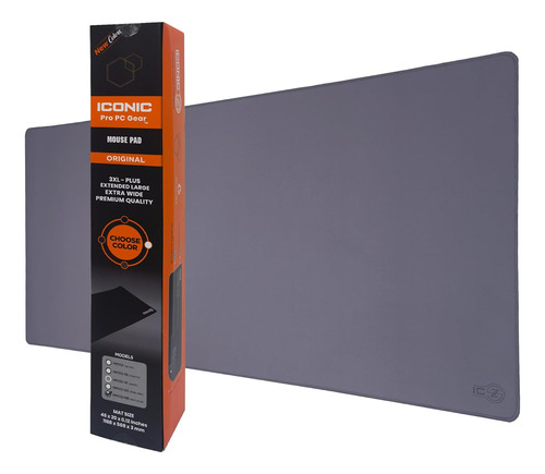 Xxl Extended Gaming Mouse Pad/mat 40 «x18»(gris Acero...