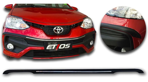 Toyota Etios 2017 Sedan Defensa Goma D Paragolpe Cromo Kenny