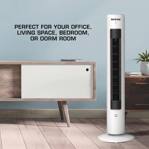Ventilador Torre Hurricane 40 PuLG C. Remoto C/ Aromaterapia
