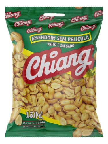 Amendoim Chiang Frito e Salgado sem glúten 150 g