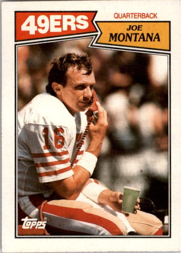 1987 Topps #112 Joe Montana 49ers