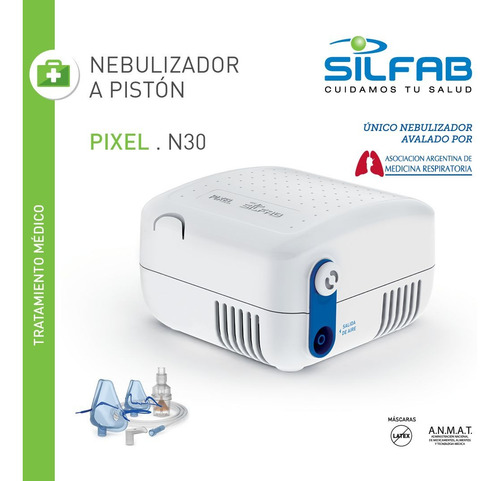 Nebulizador a pistón Silfab Pixel blanco 220V