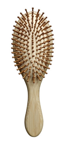 Cepillo Para El Cabello De Bambu Ovalado