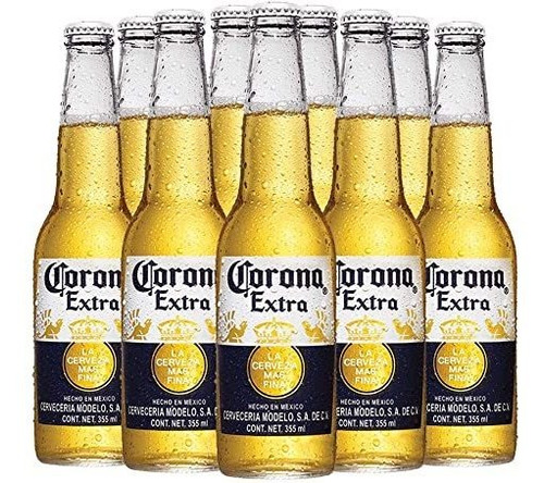 Cerveza Corona Caja De 24 Unidades De 355 