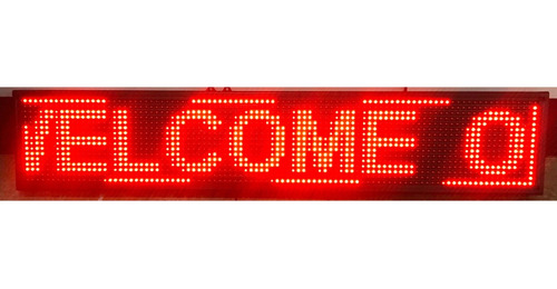 Pantalla Aviso Publicitario Led Luminoso Programable 100 Cm