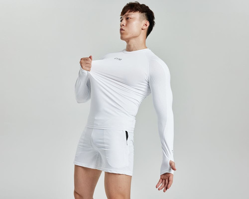Medias Blancas W-68, Talla Xl, Marca Gymtrendy, Fitness Para