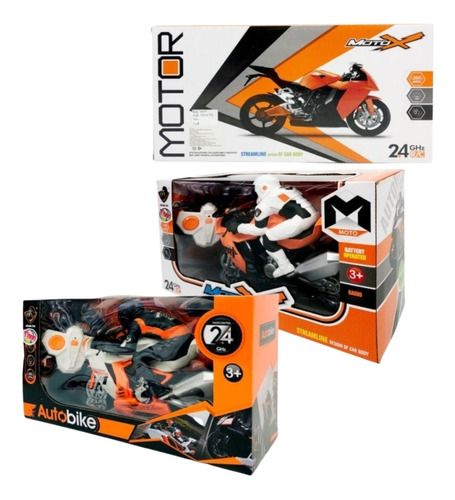 Moto Control Remoto Generica 360 Niños Recargable