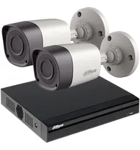 Comprar Kit Seguridad Dahua Full Hd Dvr 4 + 2 Camaras Infrarrojas Exterior Bullet\u002F Domo Interior + Ip Celular Cctv P2p Audio M3k