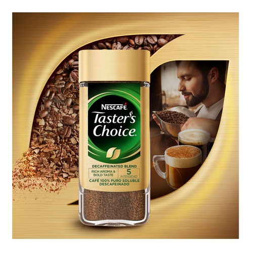 Café Soluble Nescafé Taster's Choice Decaffeinated 190 G