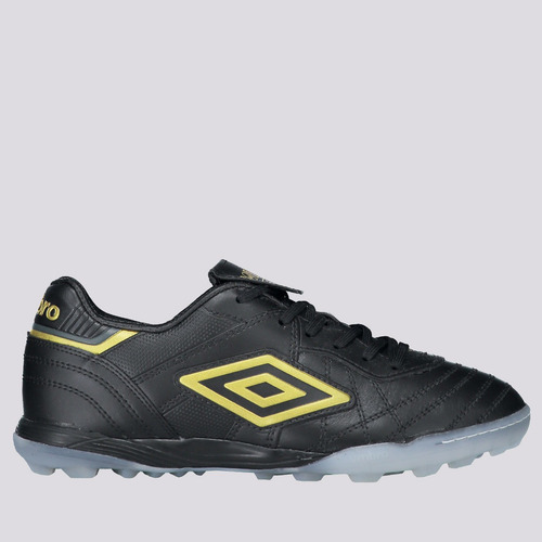 Chuteira Umbro Speciali Royal Society Preta E Dourada