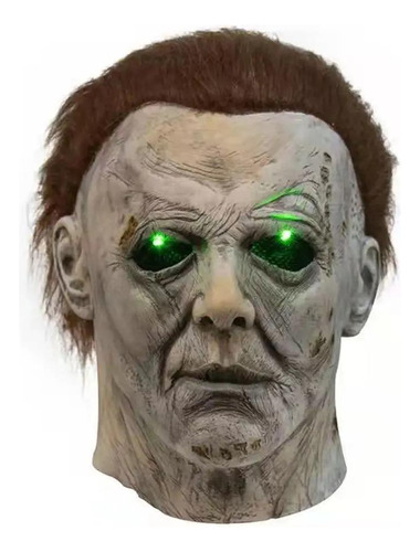Máscara Michael Myers Led Halloween Realista Latex 