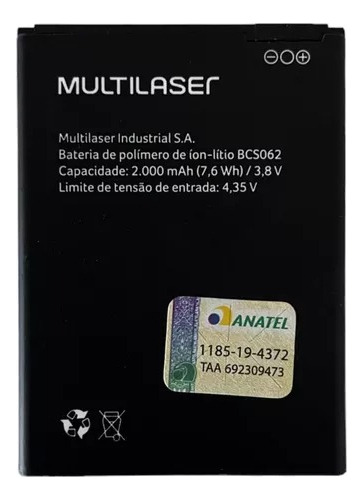 Flex Carga Bateria Multilaser Ms45 4g P9062 Bcs062 Original