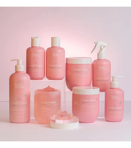 Máscara Capilar Nutri Curly Crush 500ml Curvas 3b -4c Cachos