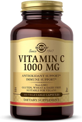 Vitamina C 1000 Mg Solgar 100 Capsulas