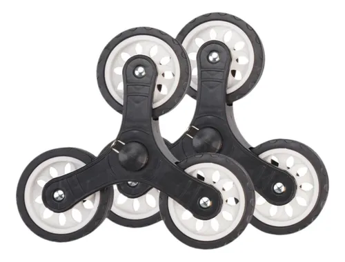 comprar 2 Pieces Trolley Triangle Wheels Stair Climber Wheels Anti