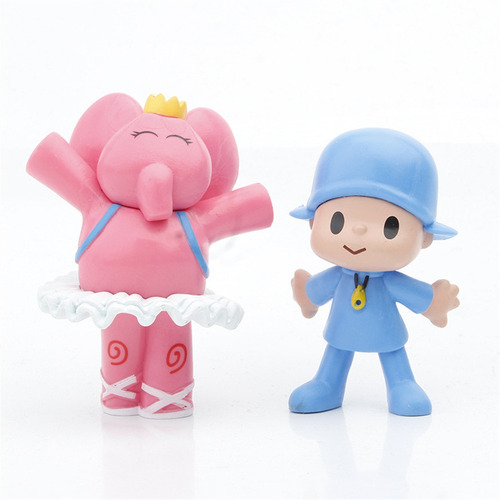 Conjunto De 7 Figuras De Desenho Animado Pocoyo Kawaii Duck | Parcelamento  sem juros