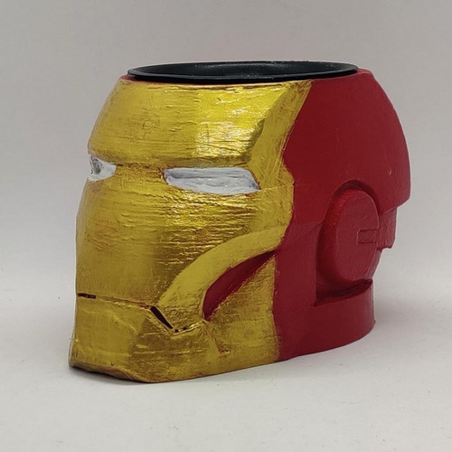 Imagen 2 de 3 de Mate Iron Man Impreso En 3d