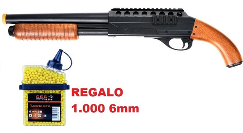Fusil-pistola-airsoft-escopeta-recortada+1.000balines-6mm