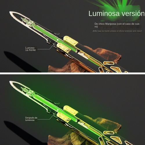 Firefly Juego Apex Octane Relic Knife Cosplay Butterfly