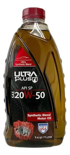 Aceite Semisintetico Ultra Lub Ultra Plus 20w50 Original Usa