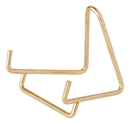 Soporte De Caballete De Alambre De Oro De Bardos, 2 H X 2 W