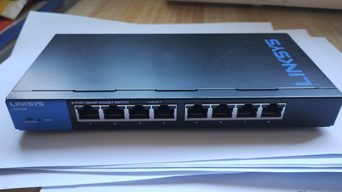 Switch Linksys Lgs308 8 Puertos Rj-45 (usado) (Usado)