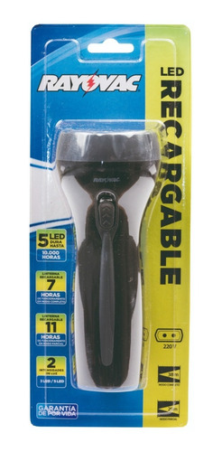Linterna Led Recargable Rayovac Hasta 38mts! 7hs De Carga!