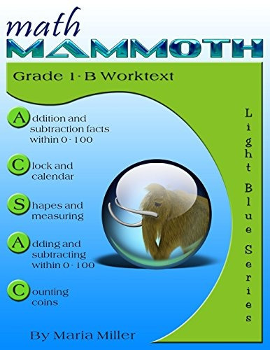 Math Mammoth Grade 1b Worktext