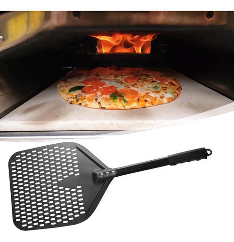 Pá De Pizza Removível De Aço Inoxidável Para Assar
