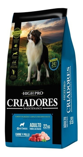 Criadores Maintenance High Pro Adulto Todas Las Razas 22 Kg