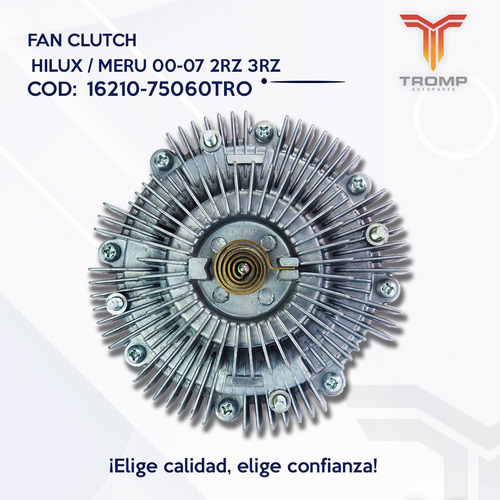 Fan Clutch Hilux/meru 00-07 2rz 3rz