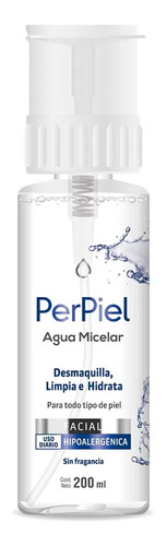 Agua Micelar Perpiel Sin Aroma 200 Ml