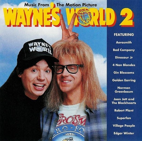 Cd (vg+) Trilha Wayne's World 2 Ed Eua 1993 Raro Importado