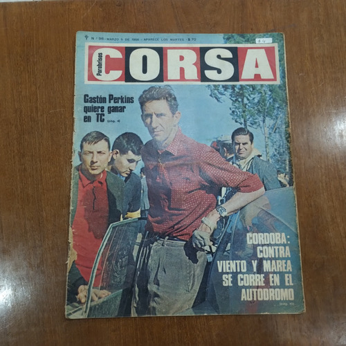 Revista Corsa Parabrisas, Ed. Abril, N°98 Marzo 1968