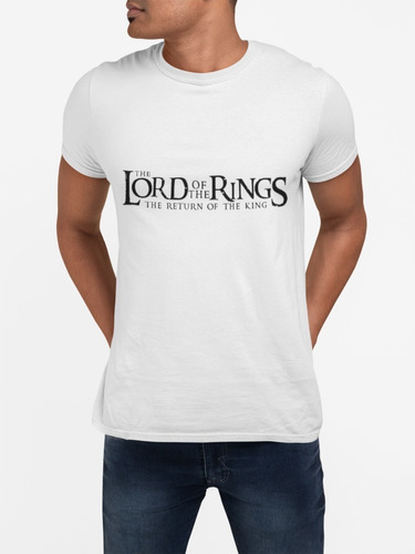 Polera The Lord Of The Rings Estampada Algodon