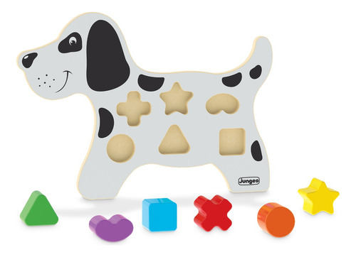 Brinquedo Didático Educativo Pedagógico Montessori - Junges Cor Cachorro