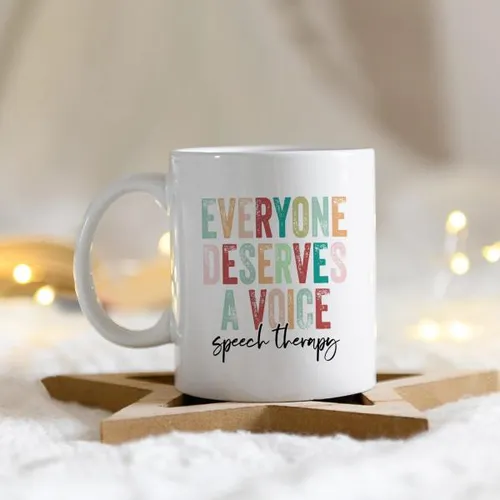 Iwxyi Taza De Café Para Terapia Del Habla, 11 Oz, Regalos Pa