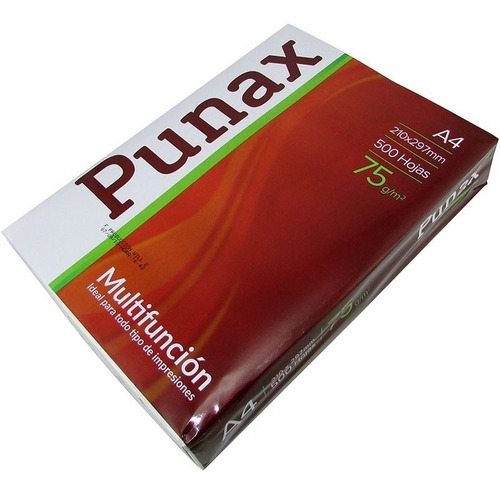 Imagen 2 de 2 de Papel Punax 75gr X 500 Resma
