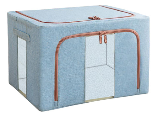 Caja De Almacenamiento De Almohadas De Cama Azul