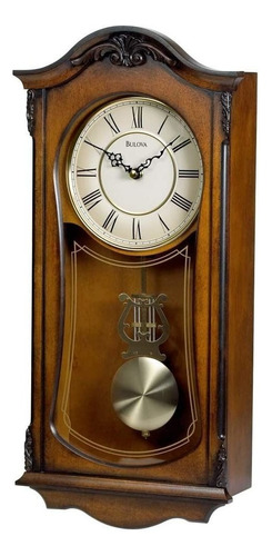 Bulova Clocks C3542 Cranbrook Reloj Analogico De Madera 