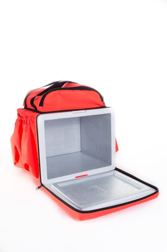 Imagem 2 de 3 de Caixa Promoção Com 20 Bags Ifood Mochila Delivery Motoboy