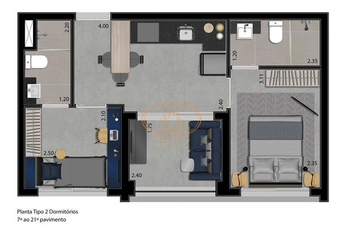 Apartamento Com 1 Dormitório(s) Localizado(a) No Bairro Perdizes Em São Paulo / São Paulo - 3043:906304